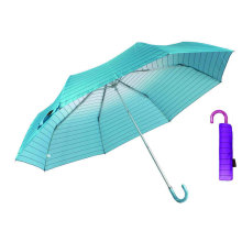 Strip Rainbow Compact Aluminium Light Umbrella (YS-3FM21083949R)